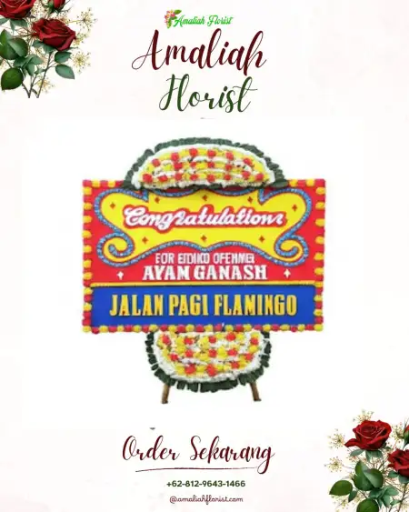 Sewa Papan Bunga Cowek